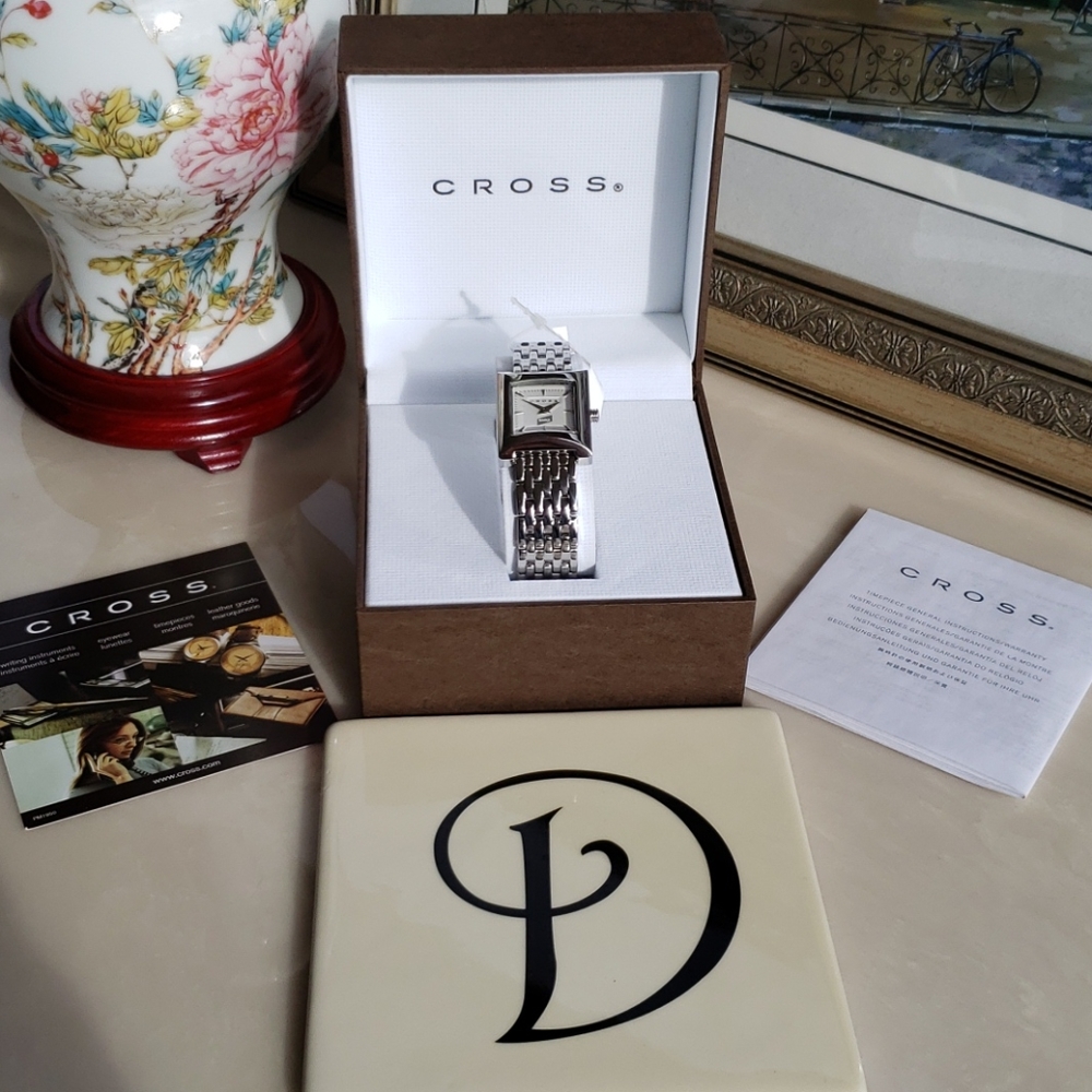 Cross Watch Manhattan Luxury Timepiece Swiss Movement NWT
